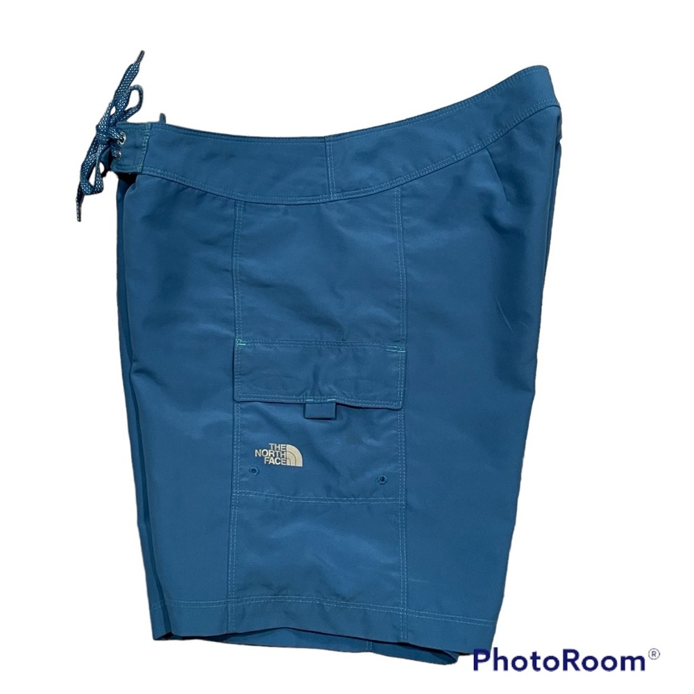 The North Face Blue Boardshorts Outdoor Shorts Sz 6 Preowned beach surf pool - Picture 2 of 6